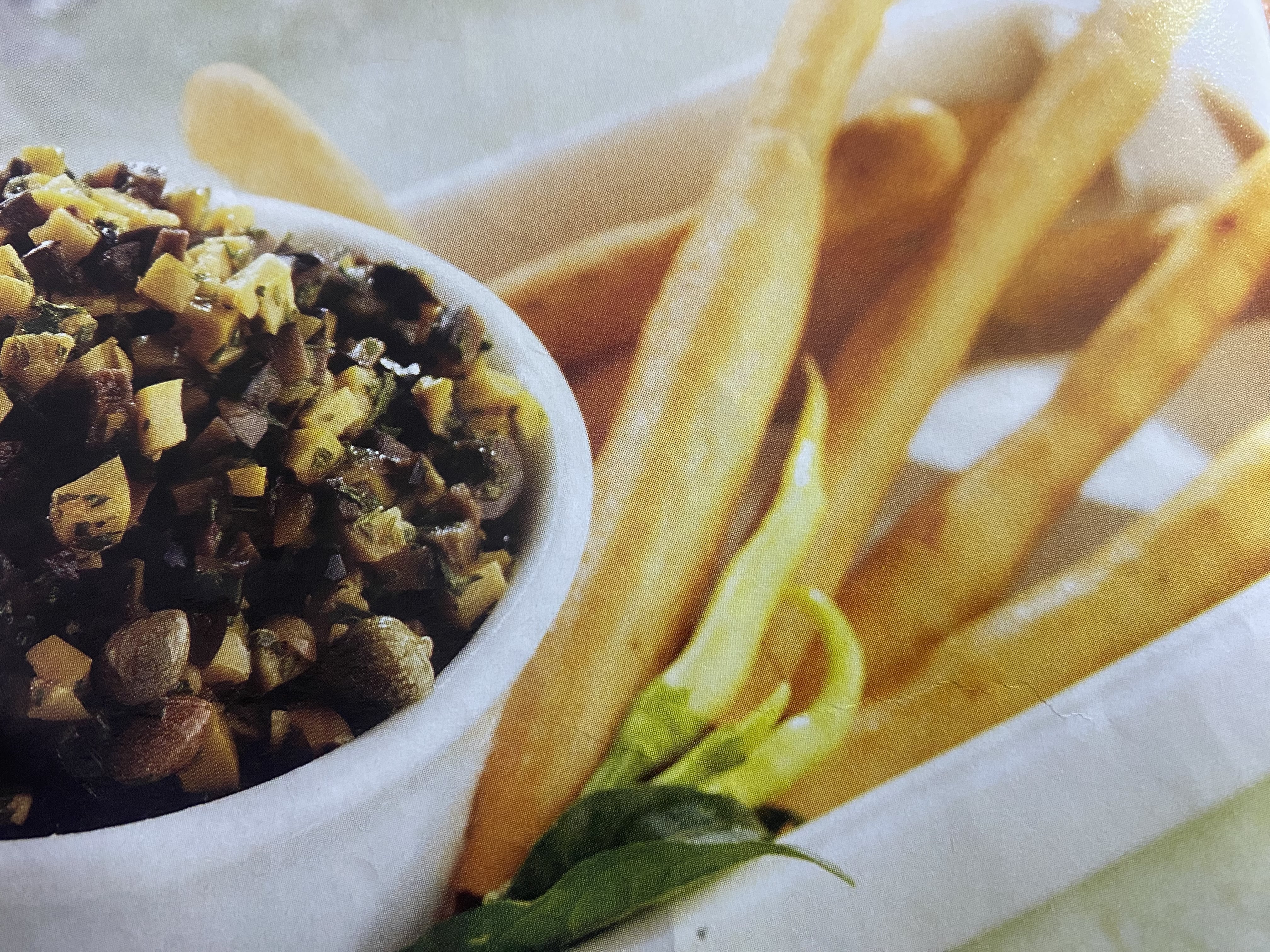 Palitos de pan con aceitunas