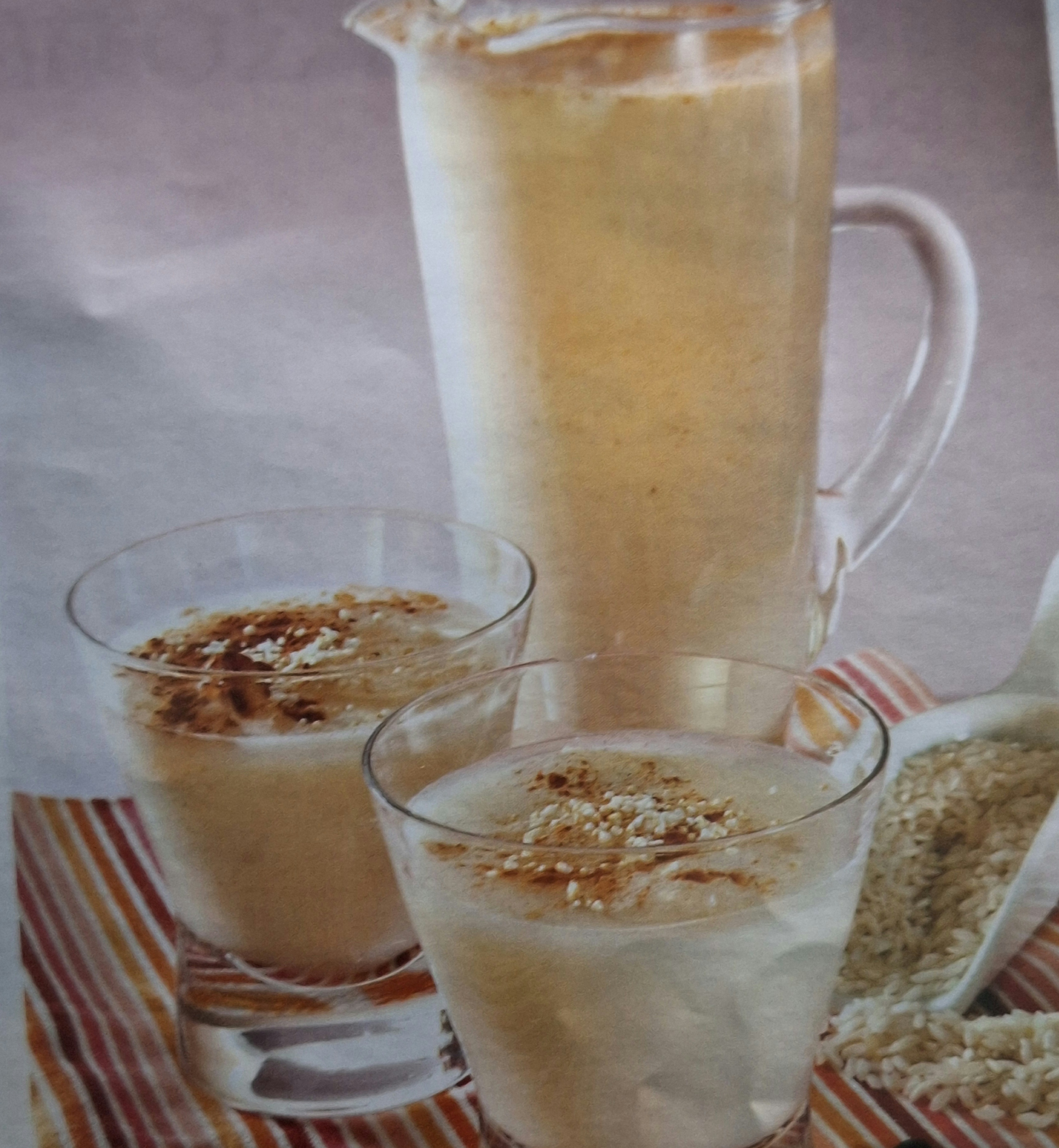 Horchata de arroz y amaranto 