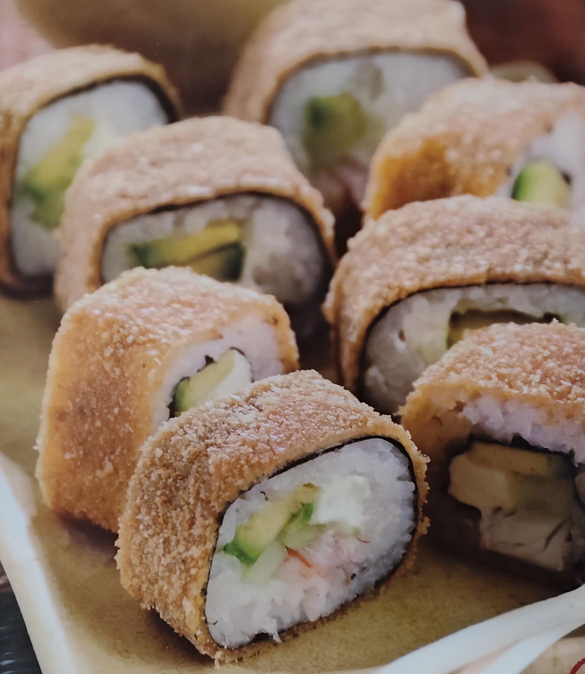 Sushi empanizado 