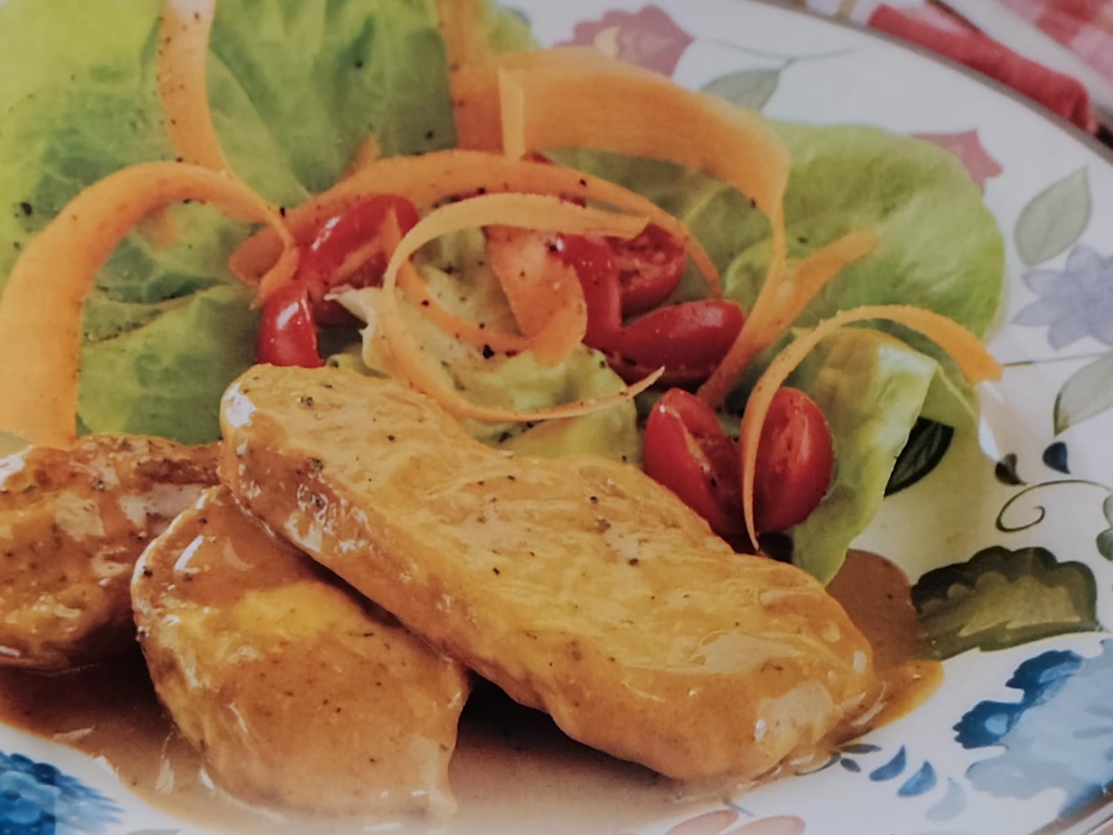 Medallones con adobo de mostaza 
