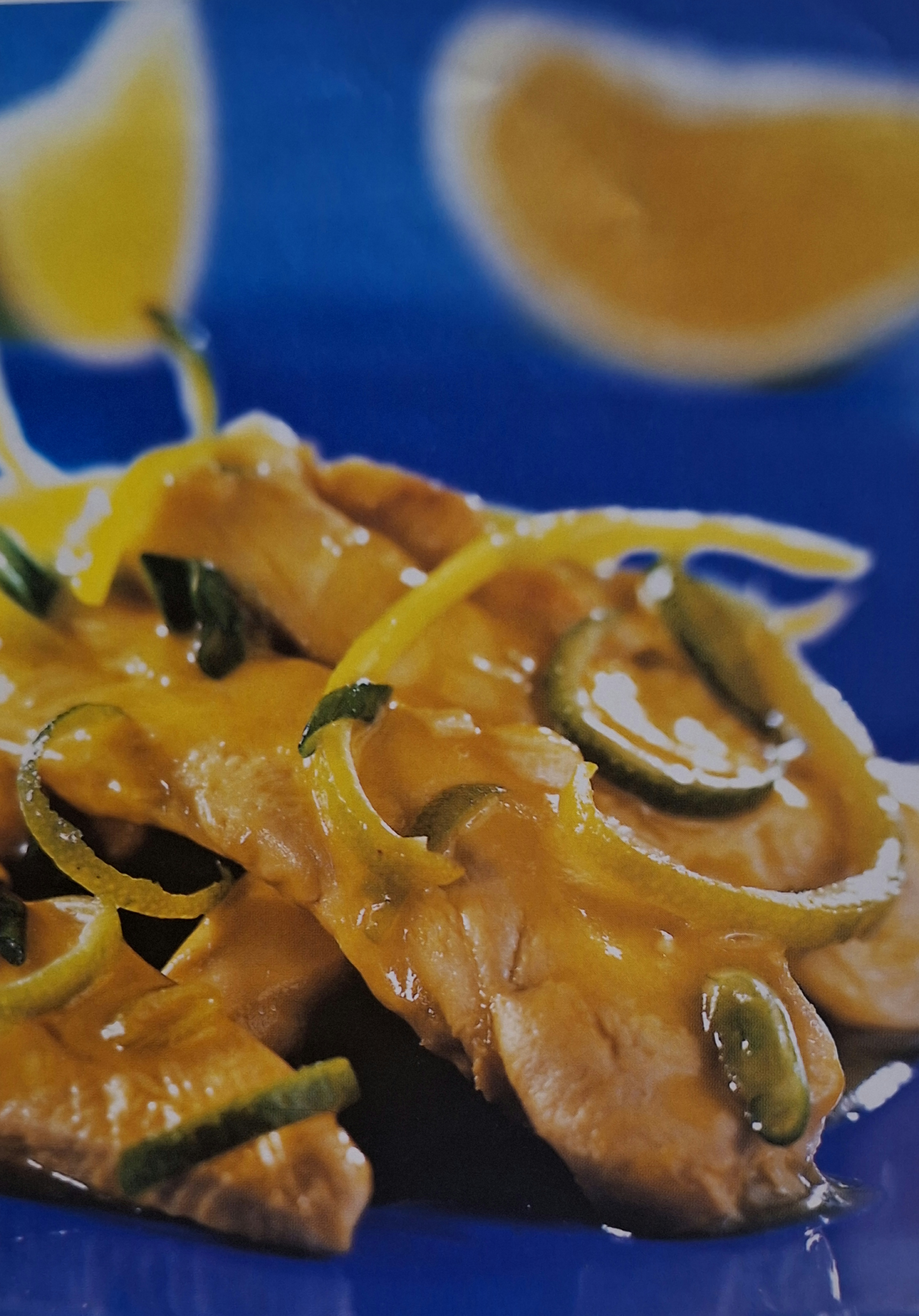 Muslos de pollo picantes 	