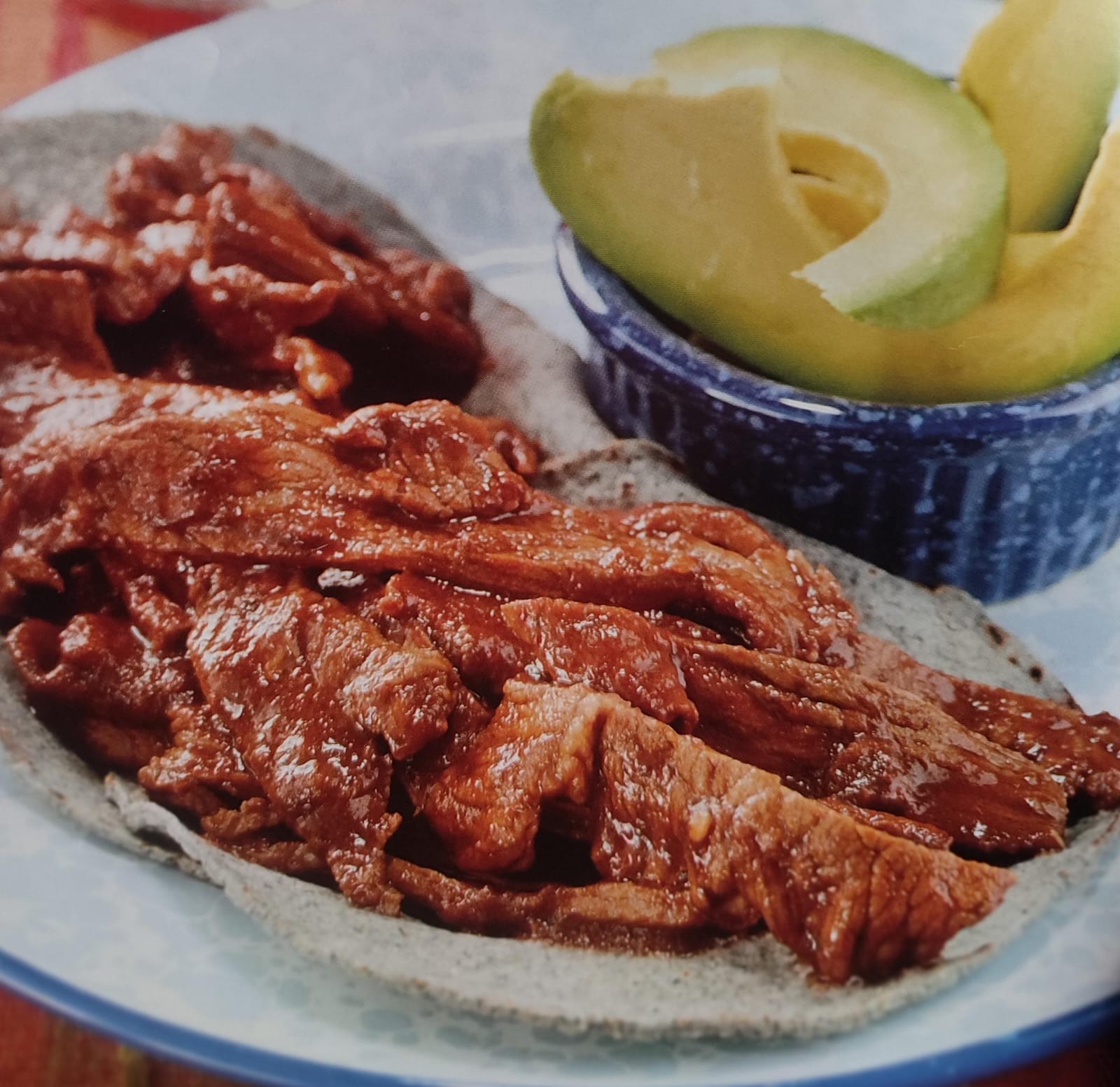 Bistec de res adobados 	