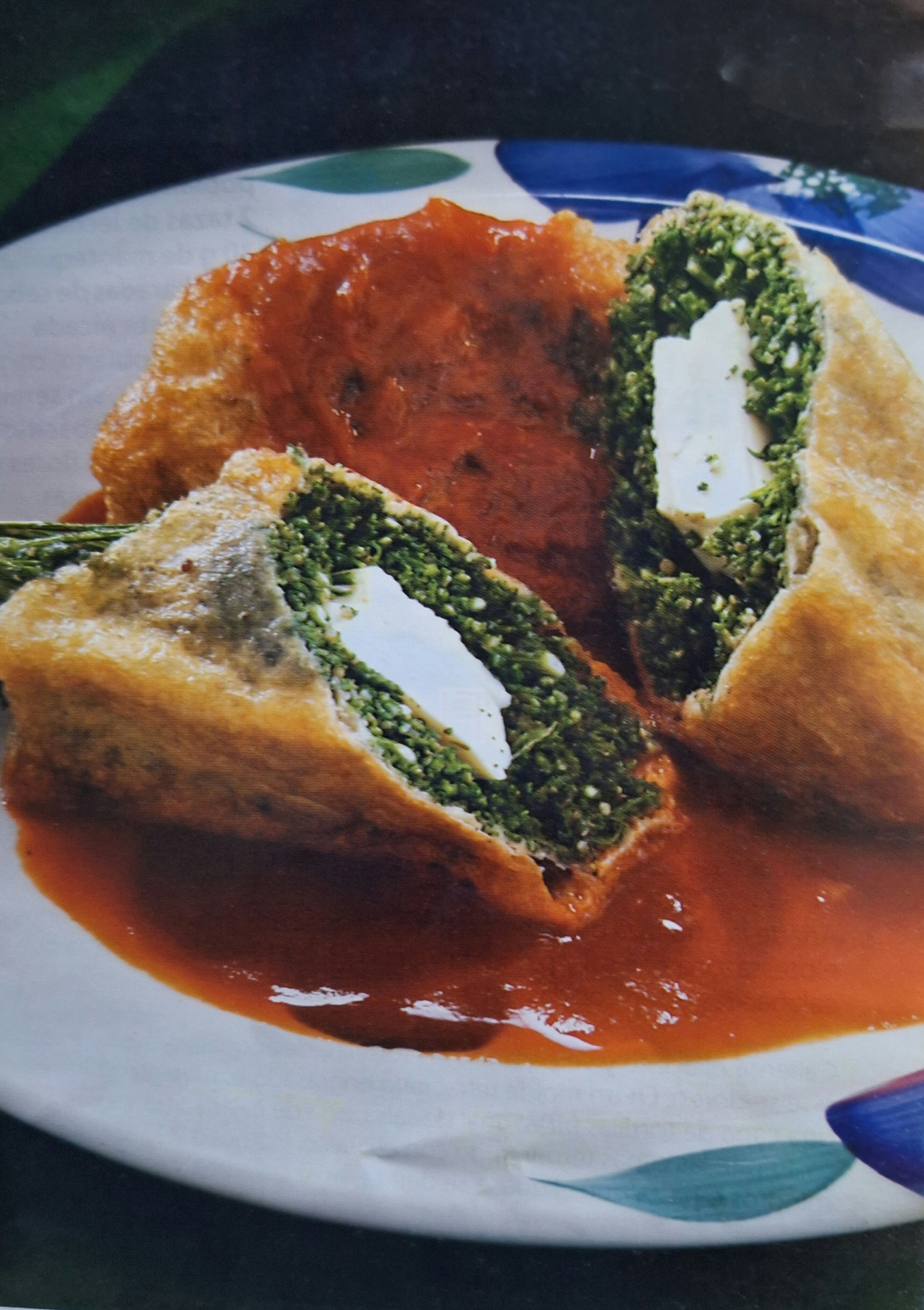 Huazontles en chile cascabel 