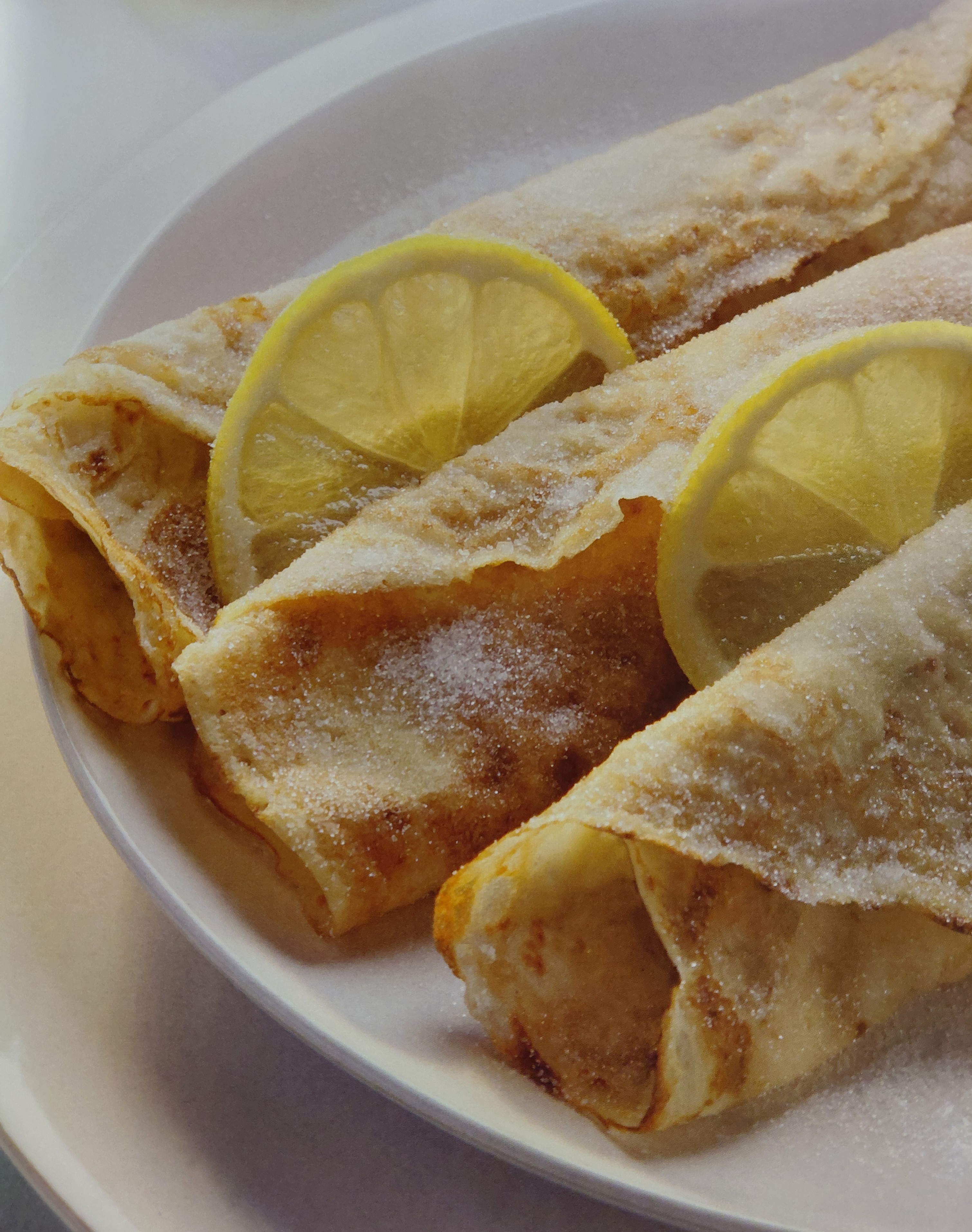 Crepes de azucar y limon 