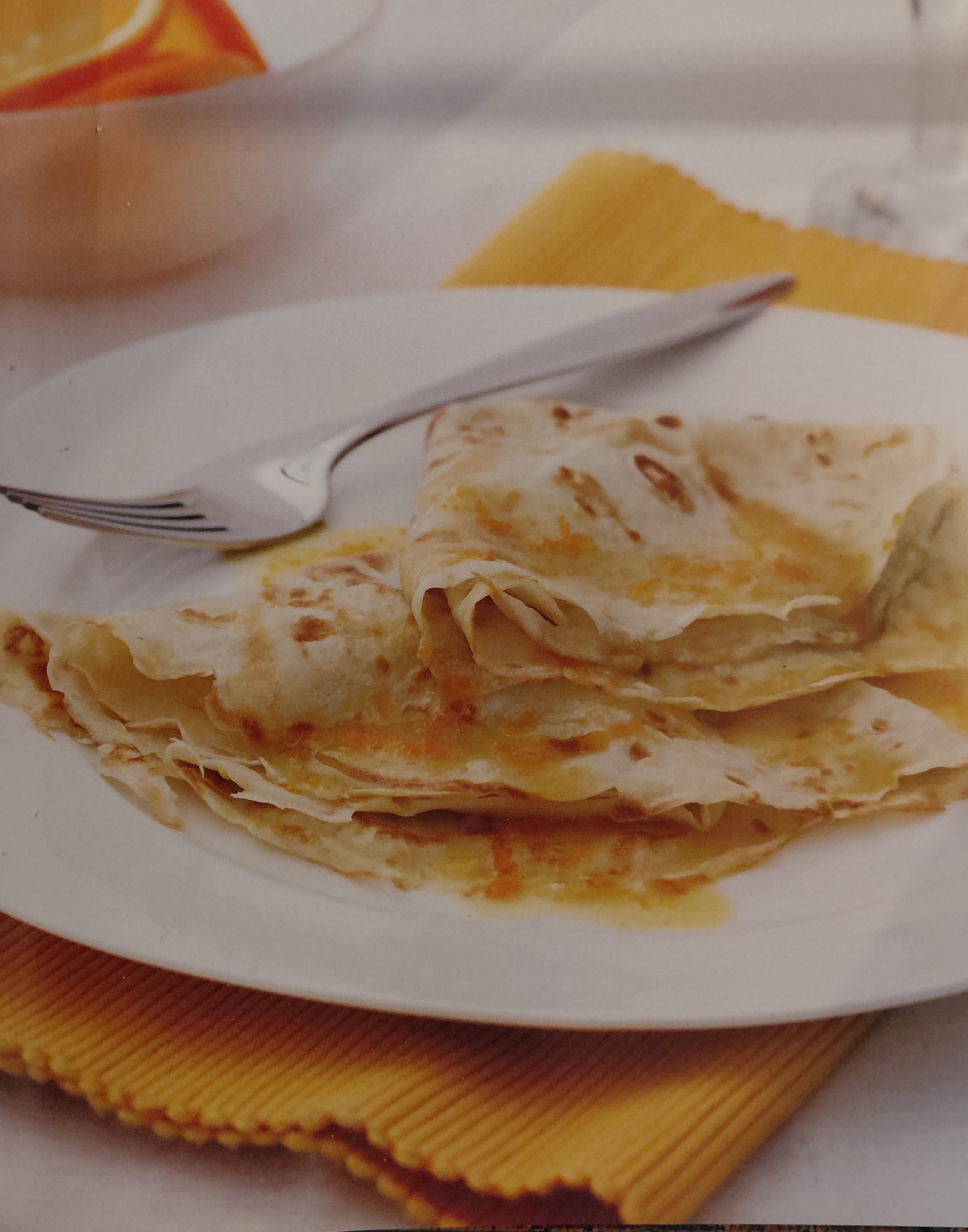 Crepes flambeadas 