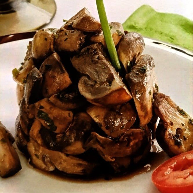 Hongos al perejil