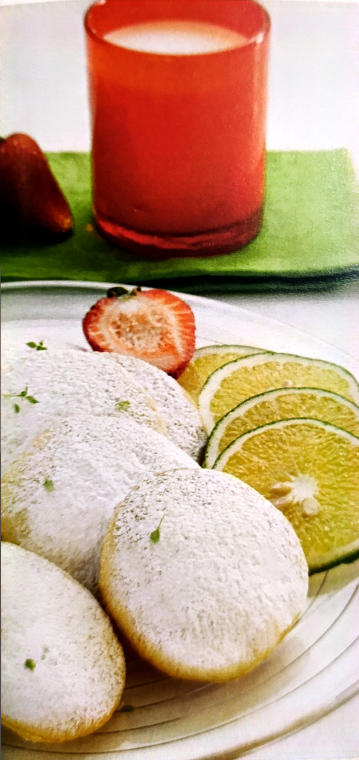Polvorones de naranja