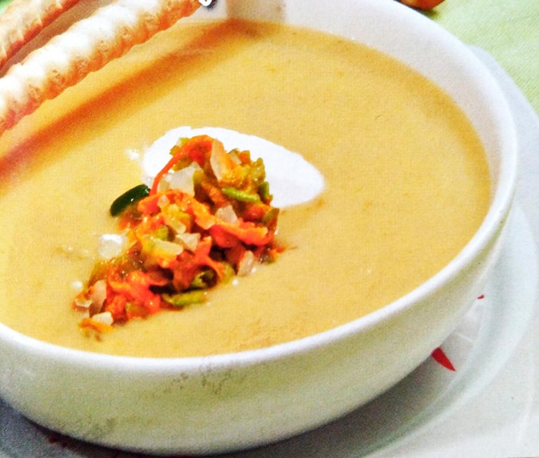 Crema de flor de calabaza