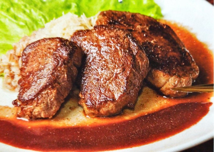 Filetes en chile pasilla