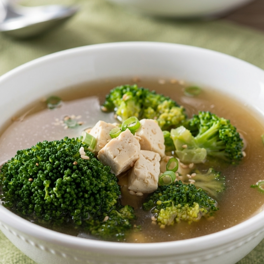 Caldo de brócoli