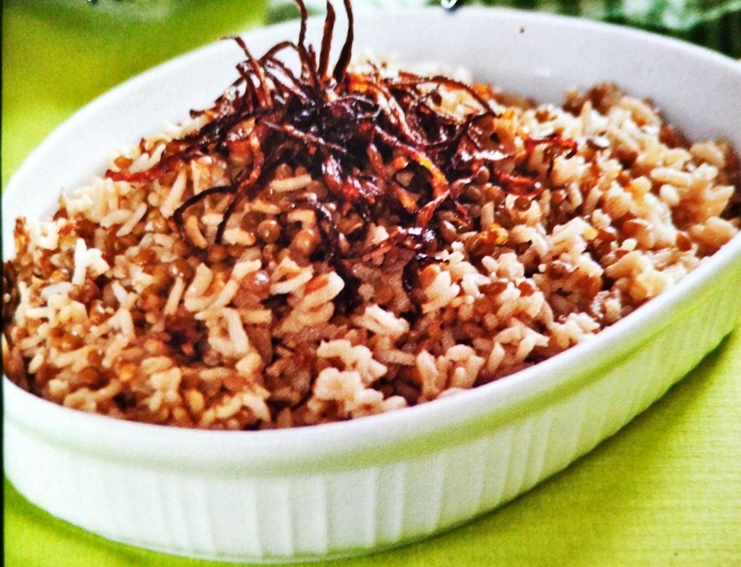 Arroz con lentejas 