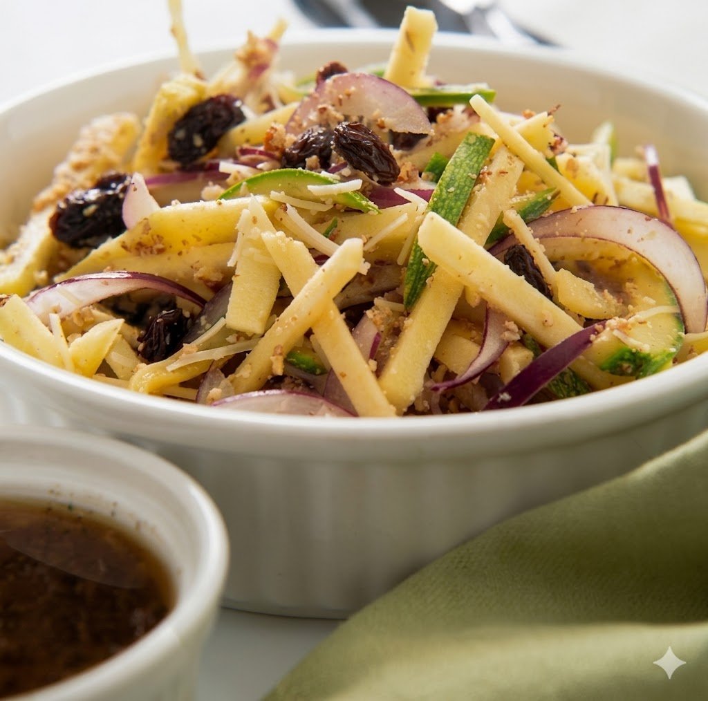 Ensalada de calabaza y manzana