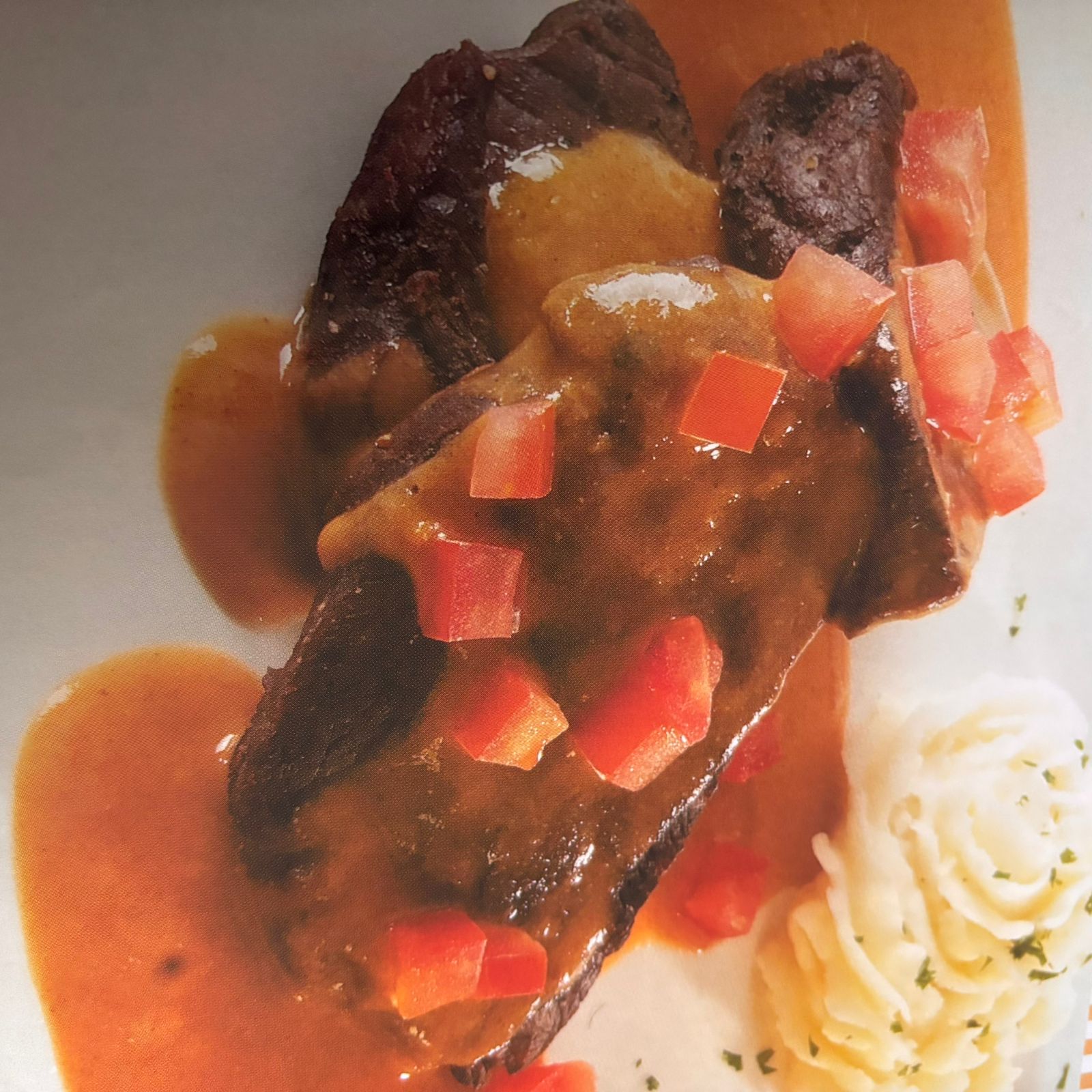 Filetes en salsa dulce