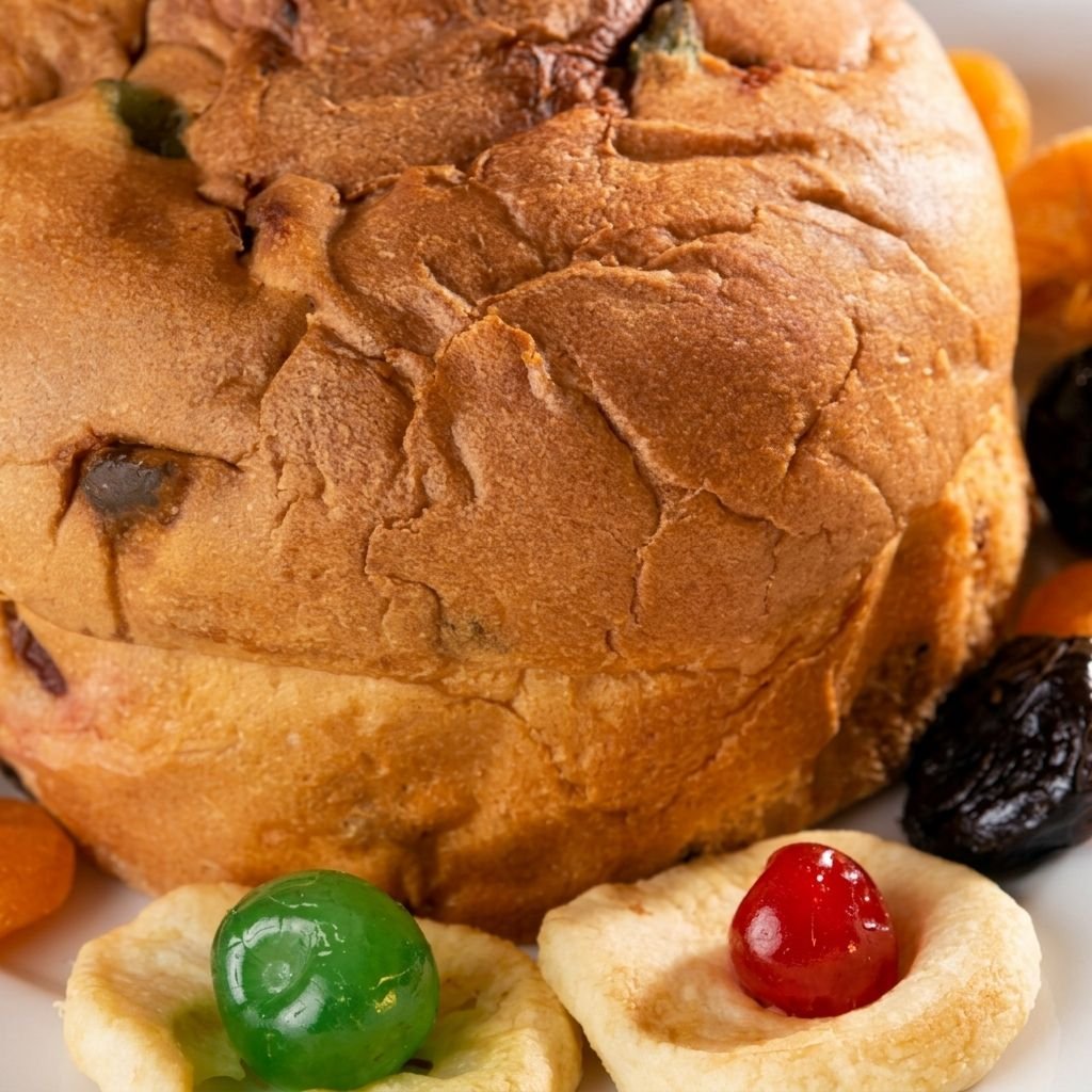 Pan con frutas