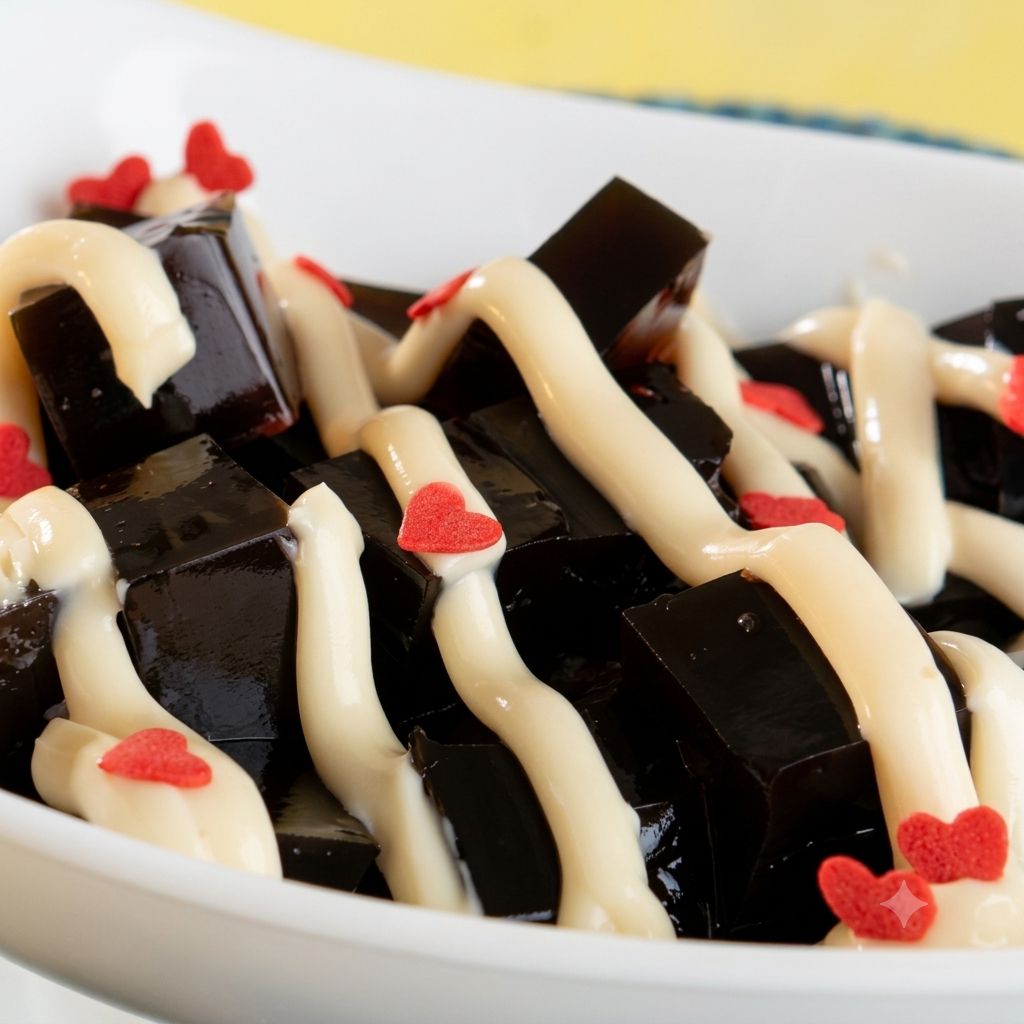 Gelatina de chocolate