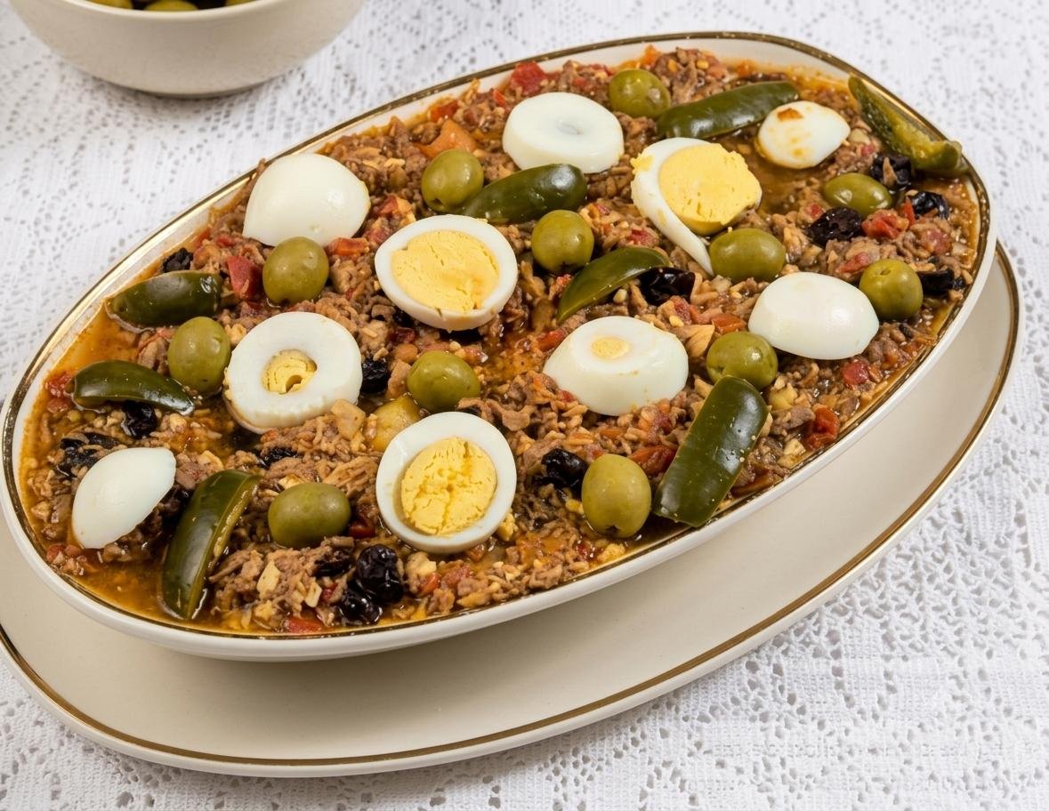 Picadillo de carne de res y puerco