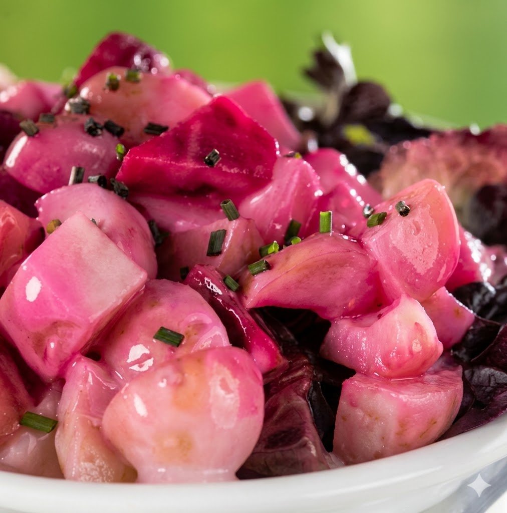 Ensalada de betabel y papas