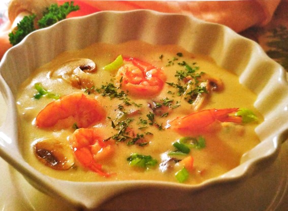 Sopa fresca de Camarones 