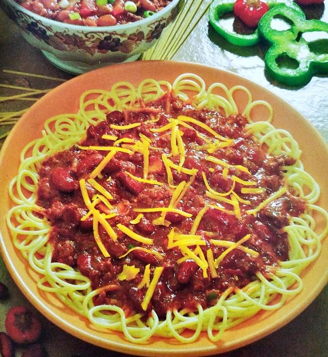 Chile con Carne estilo cincinnati