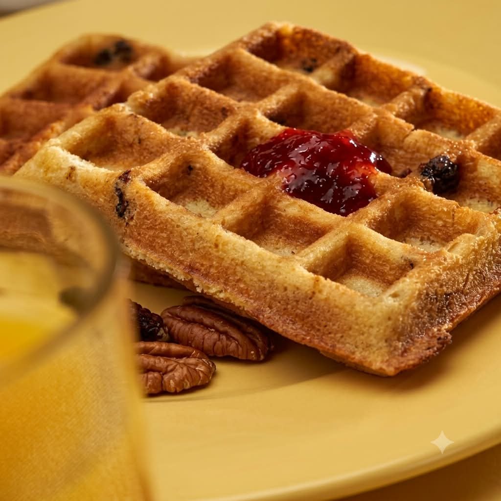 Waffles de nuez