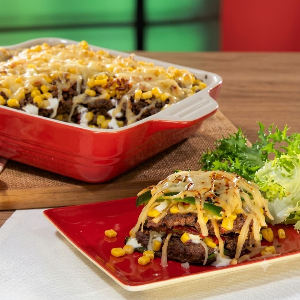 Lasaña mexicana de vegetales