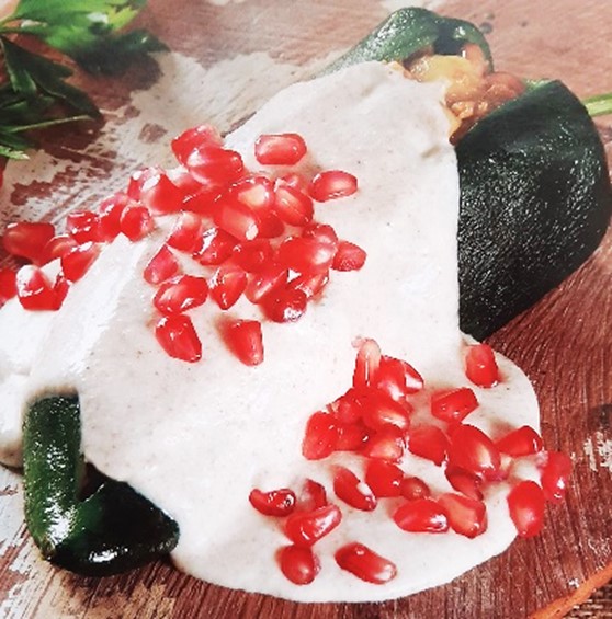 Chiles en nogada Nuez encarcelada