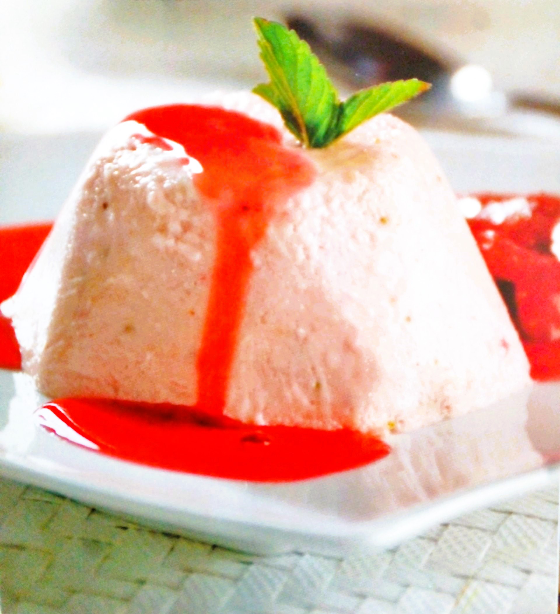 Panna Cotta de fresa