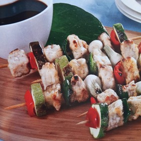 Brochetas de Pescado