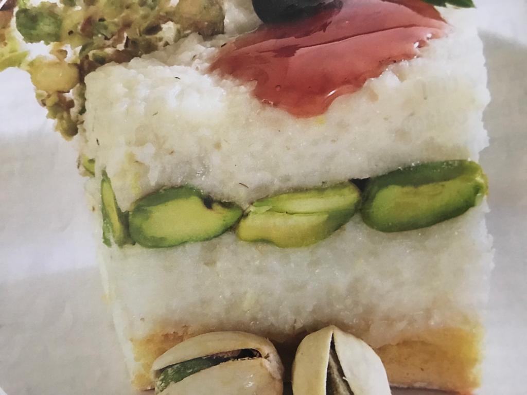 Cuadritos de arroz al jengibre