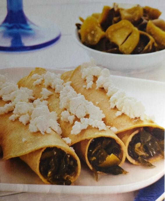 Taquitos de Verdolagas