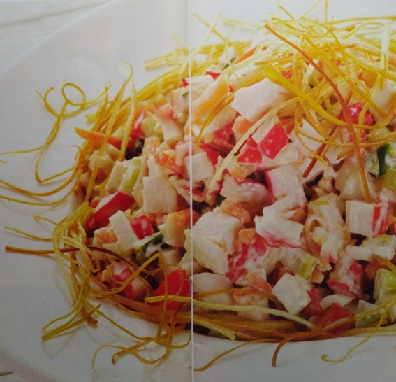 Ensalada de Surimi con Poro