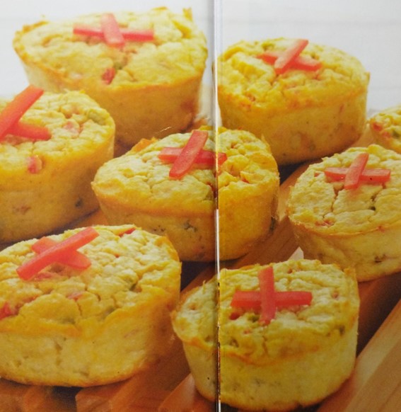 Pastelitos de Elote y Pimiento.