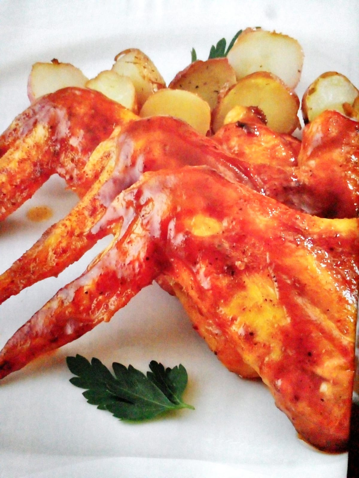 Alitas a la BBQ