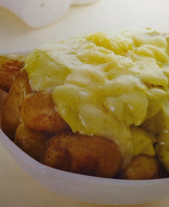 Papas en Crema de Poblano 