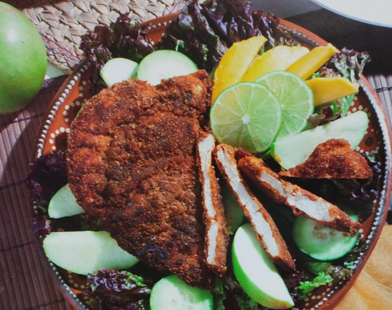 pechugas empanizadas 