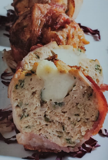 Cubiletes rellenos de queso panela 