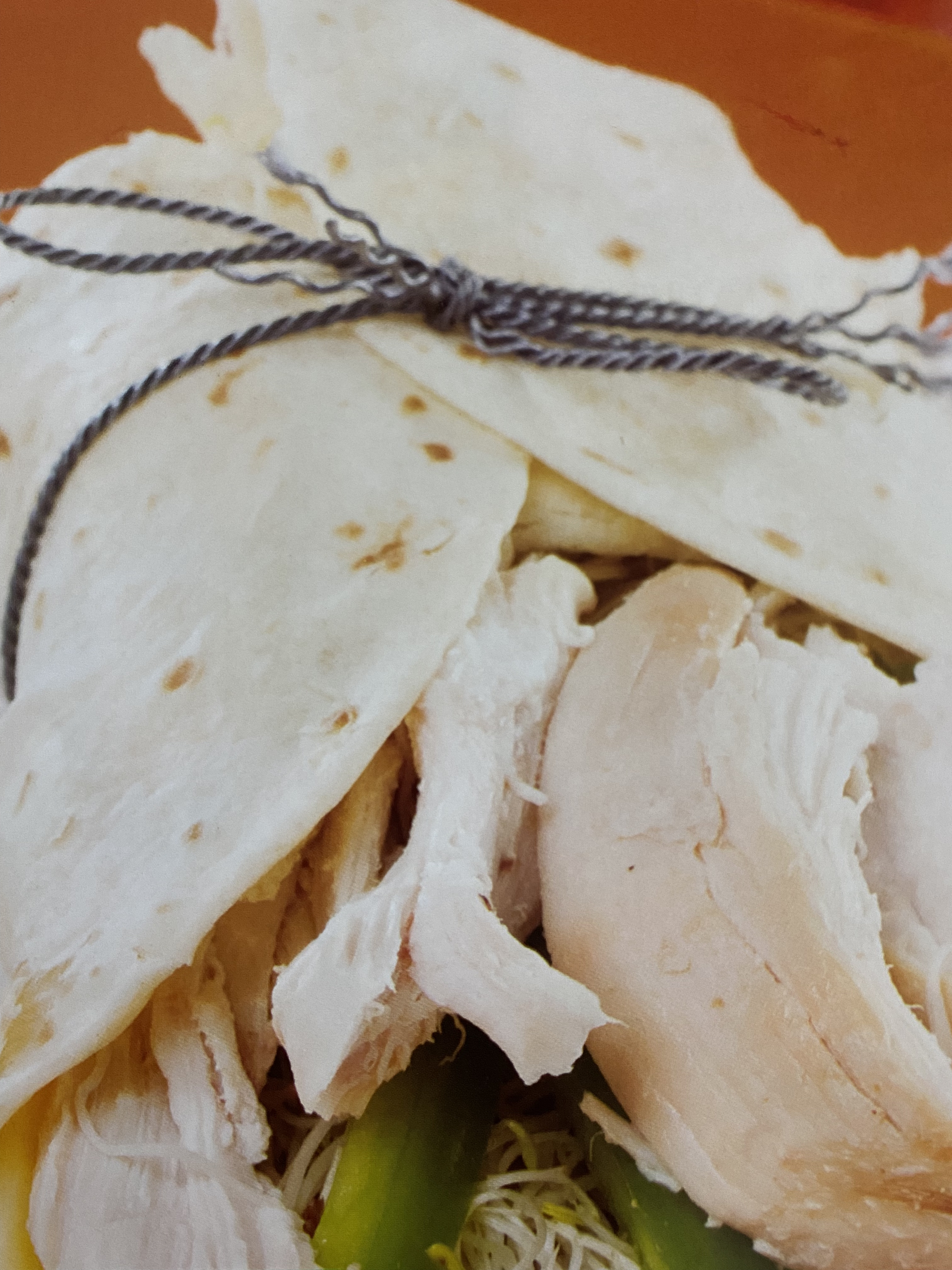 Wraps de pollo rostizado 