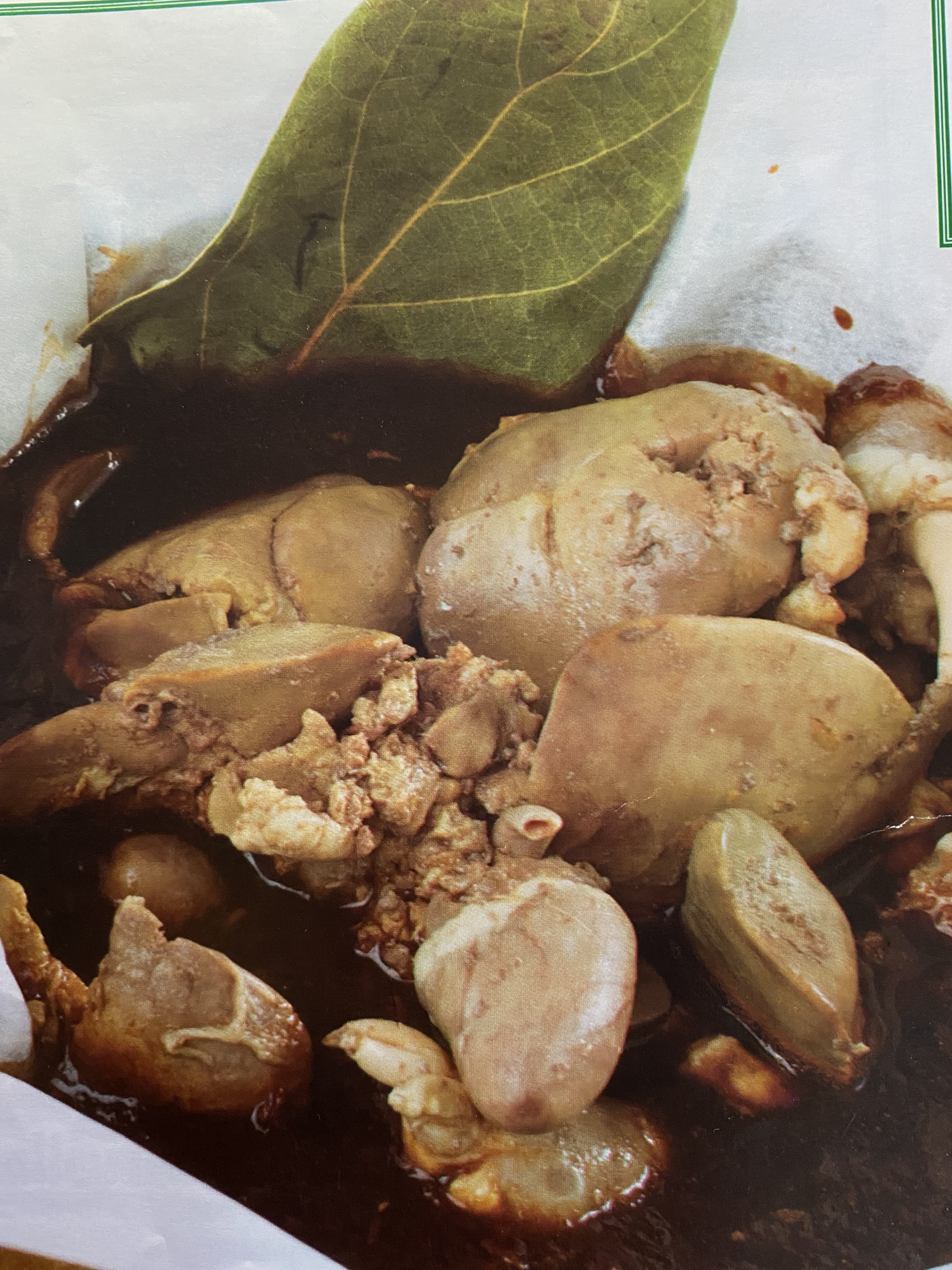 Mixote con menudencias de pollo 