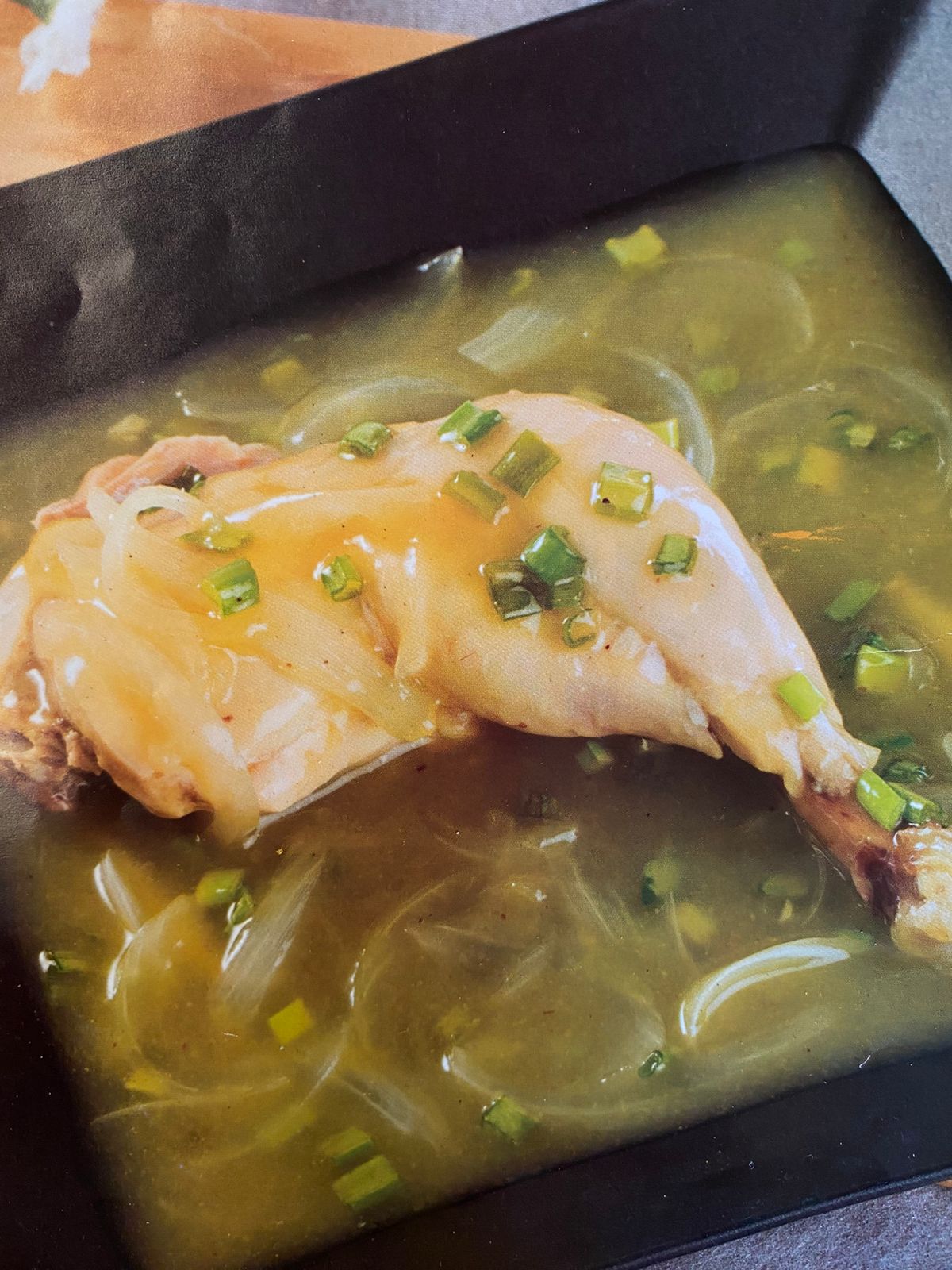 Pollo a la naranja estilo cantonés 