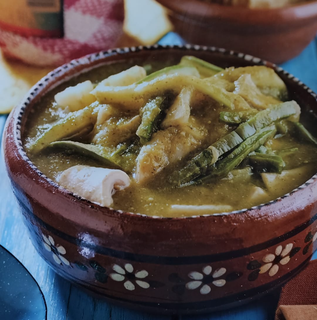 Pancita en salsa verde 	