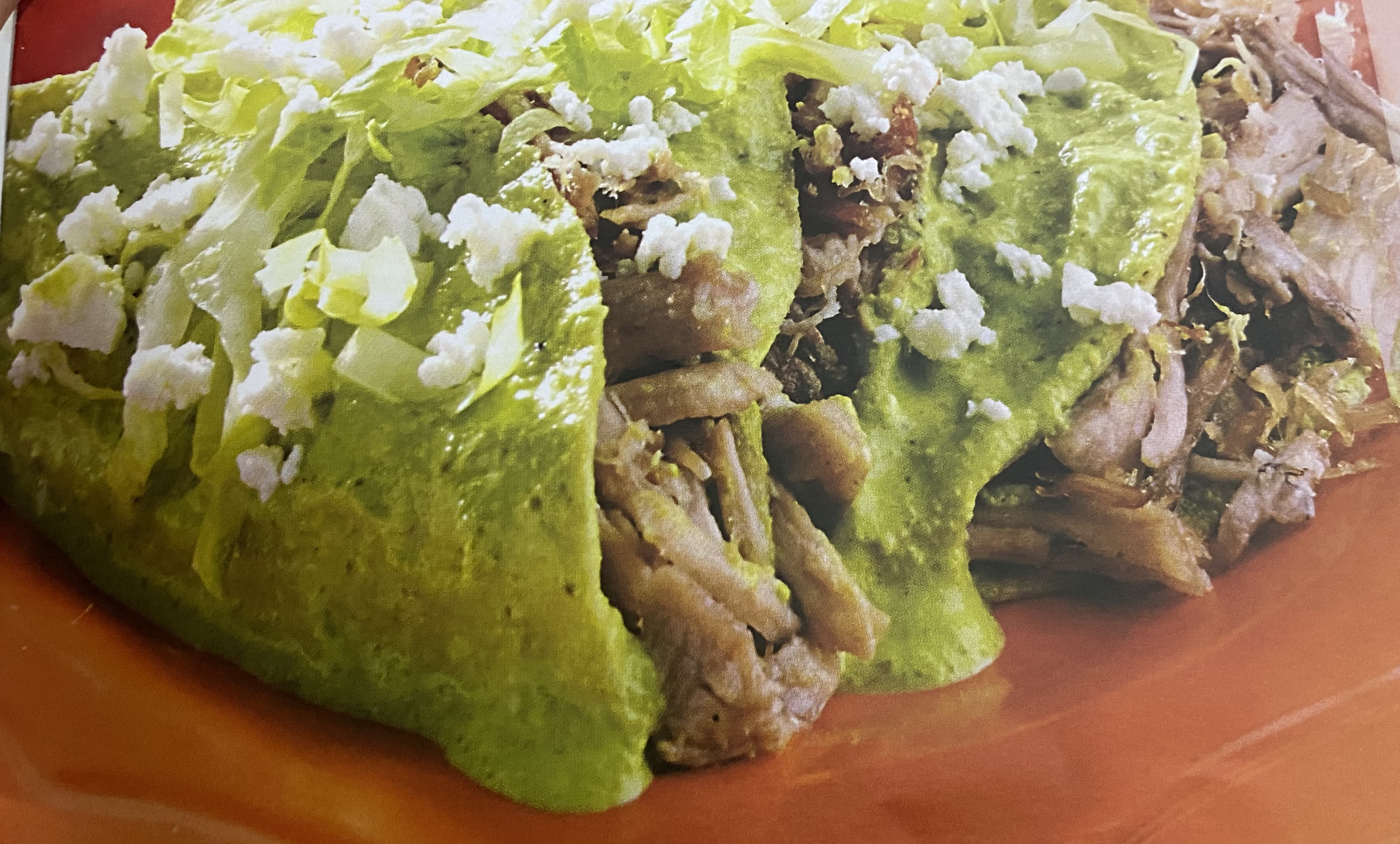 Enchiladas zacatecanas