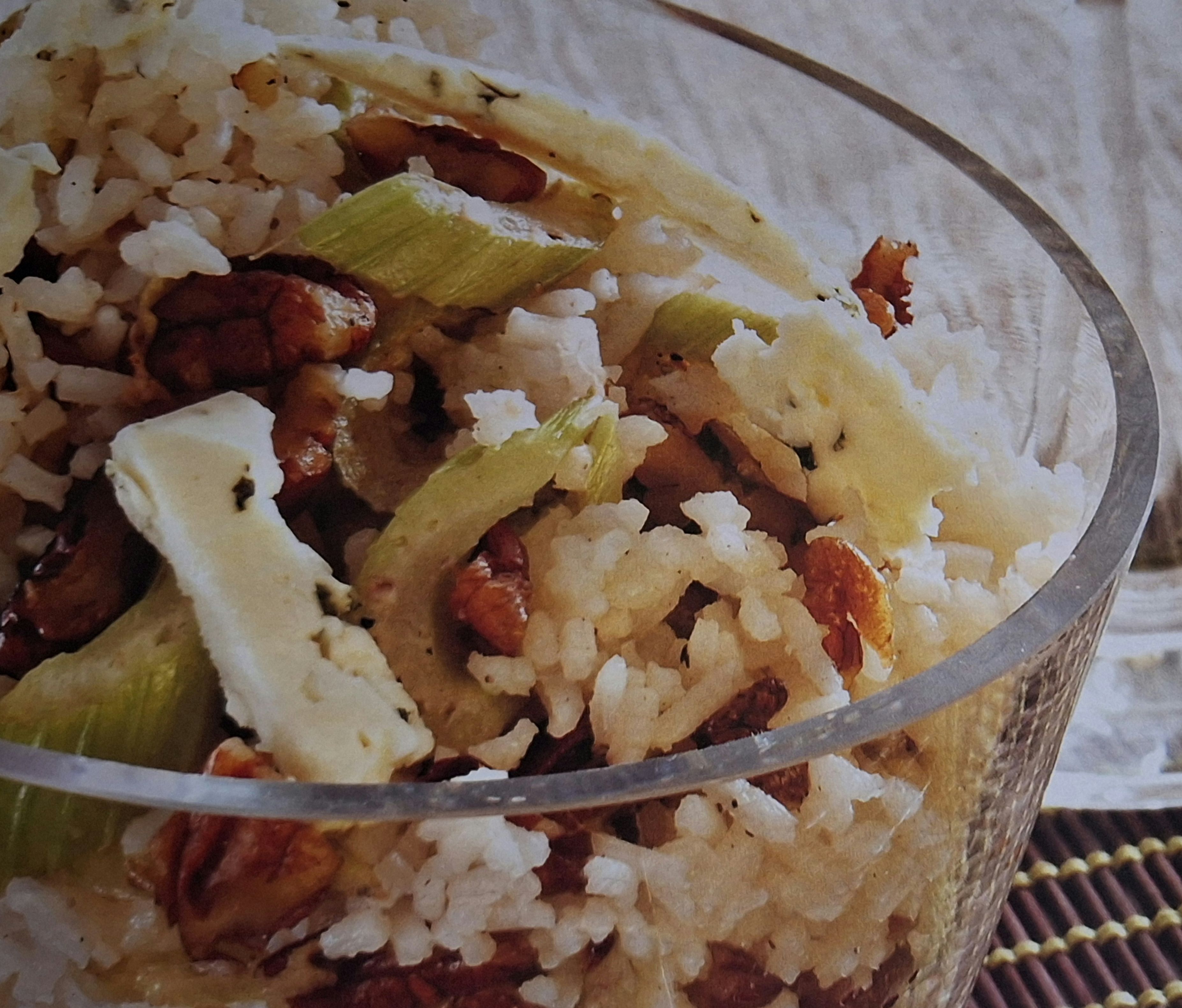 Ensalada de arroz largo y apio 