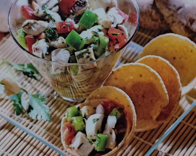 Cebiche de hongos 