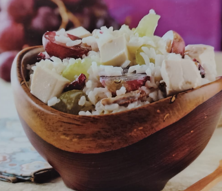 Arroz con tofu 