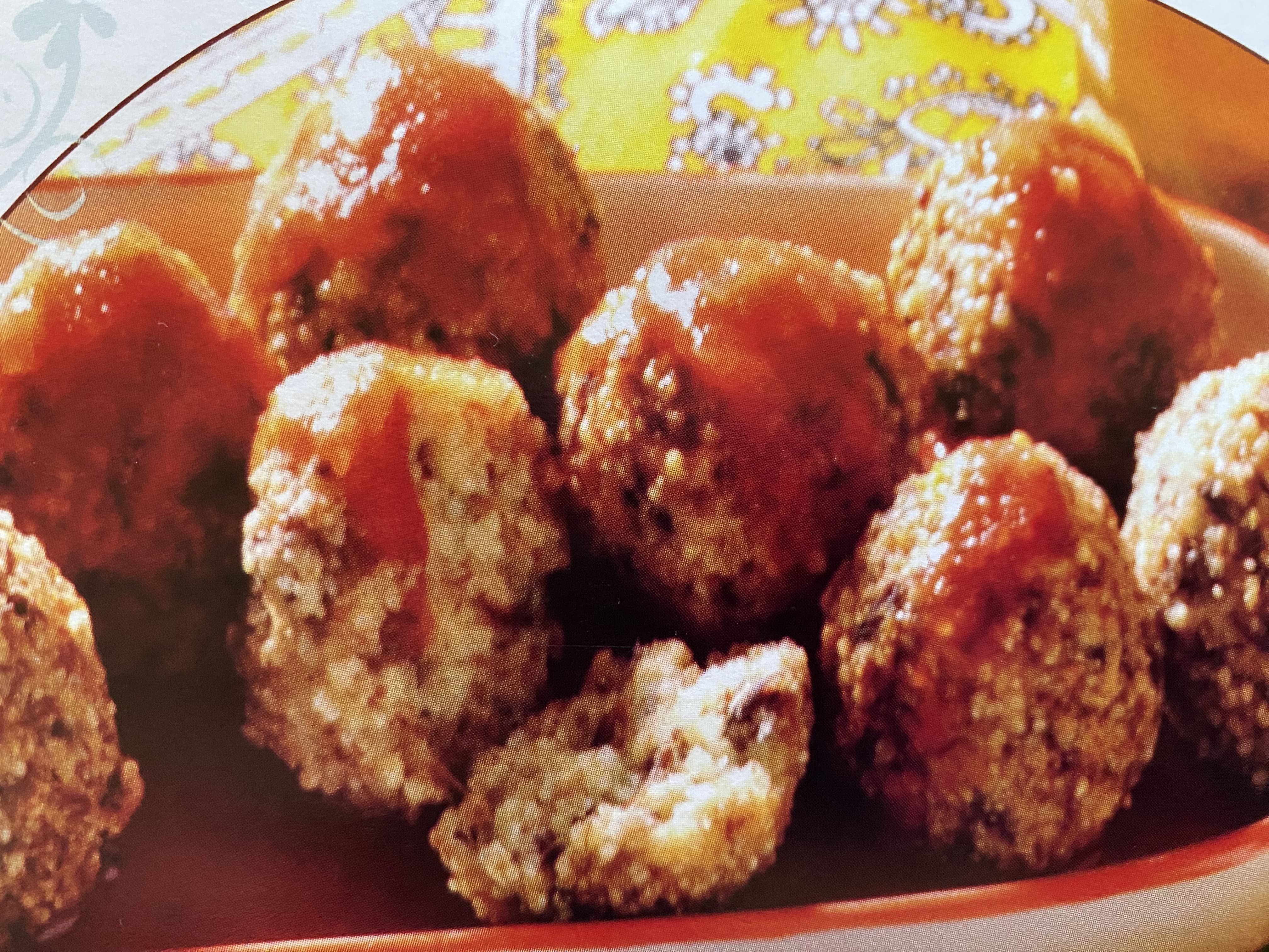 Albóndigas de machaca  