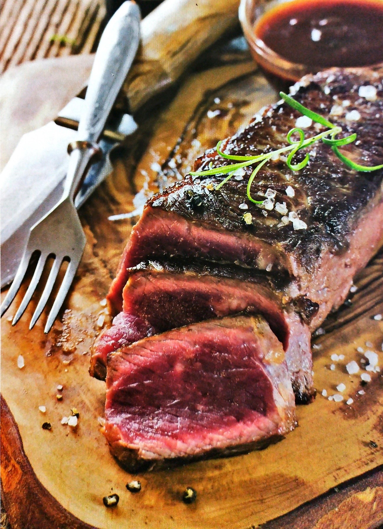 Filete de res a las finas hierbas