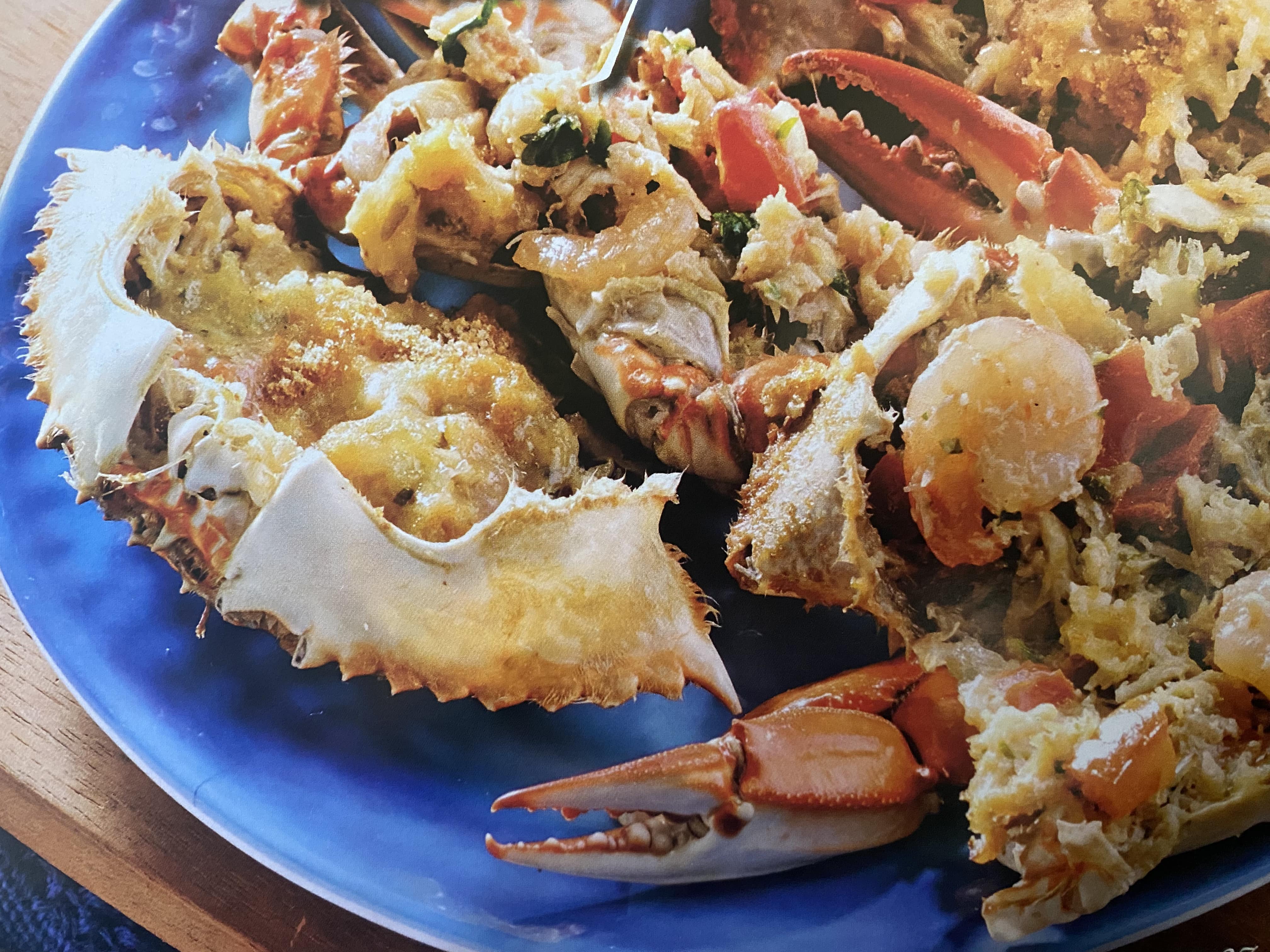 Jaibas rellenas tamaulipecas 