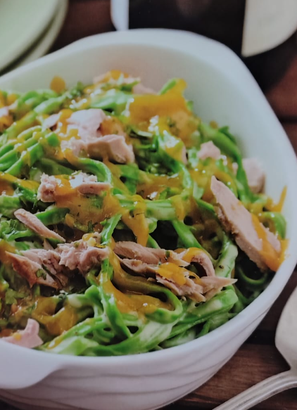 Tallarines con atún 