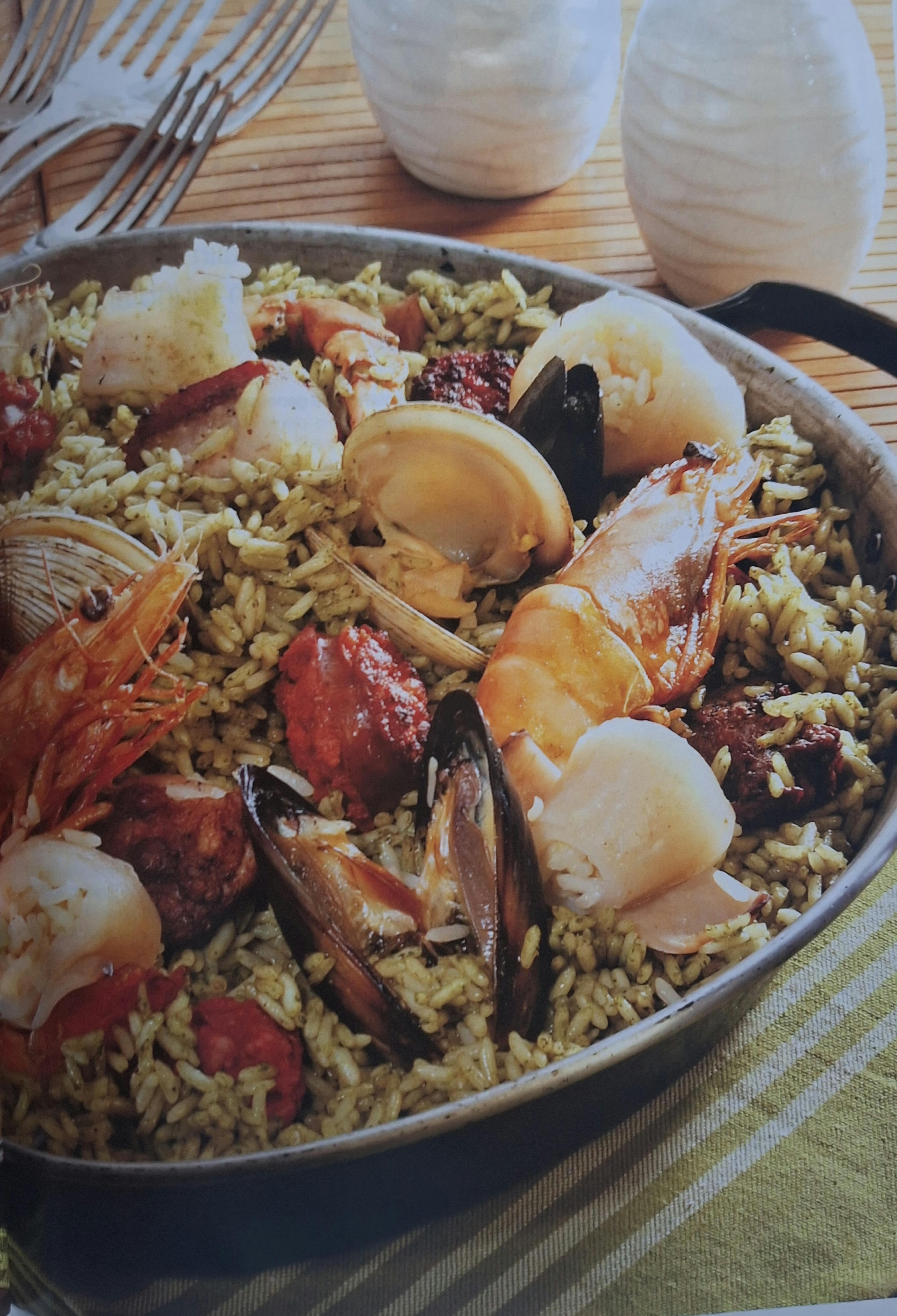Paella verde 
