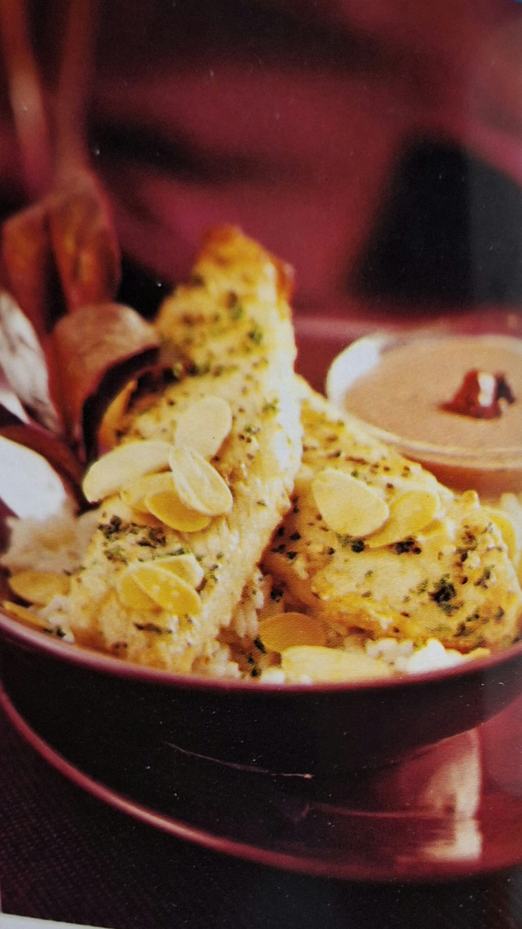 Pescado en salsa de arándanos 